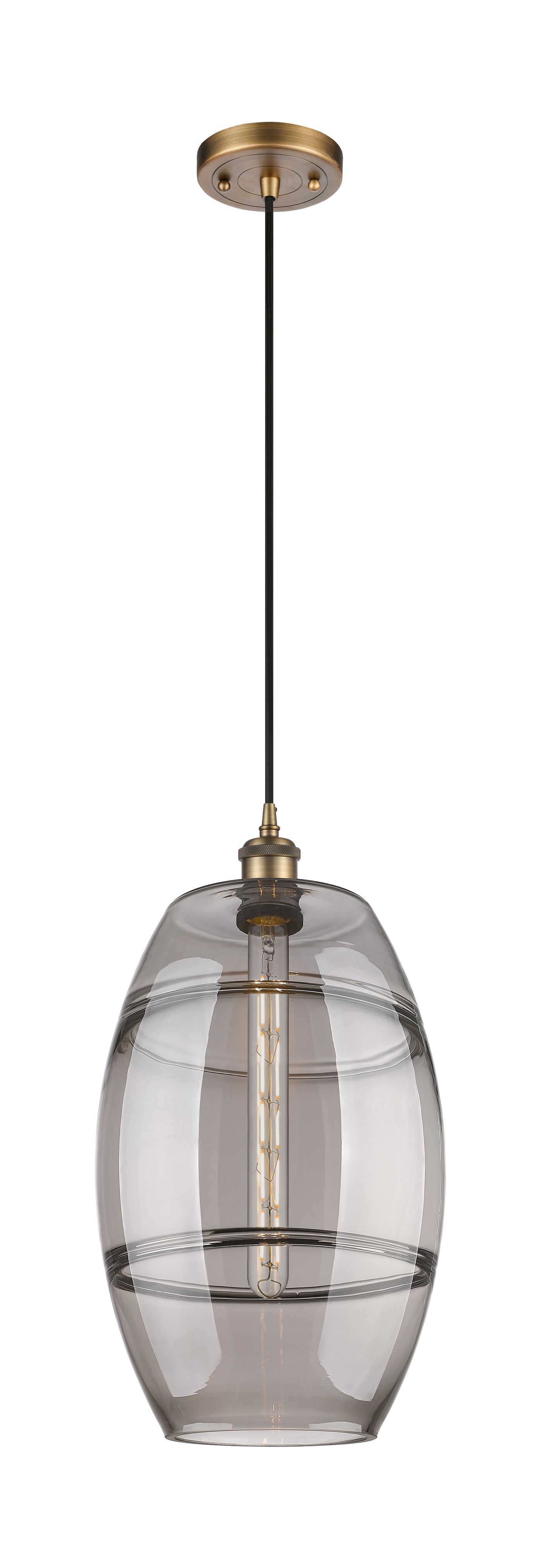 Ballston Mini Pendant Antique Brass Finish