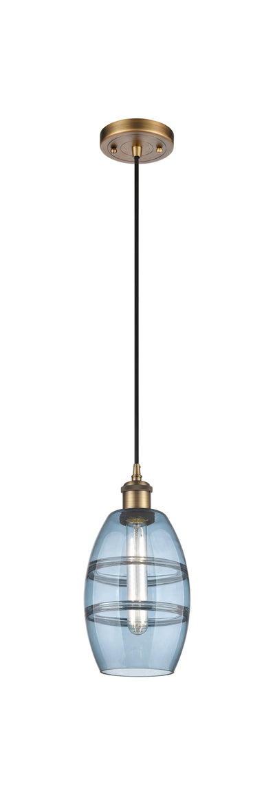 Ballston Mini Pendant Antique Brass Finish