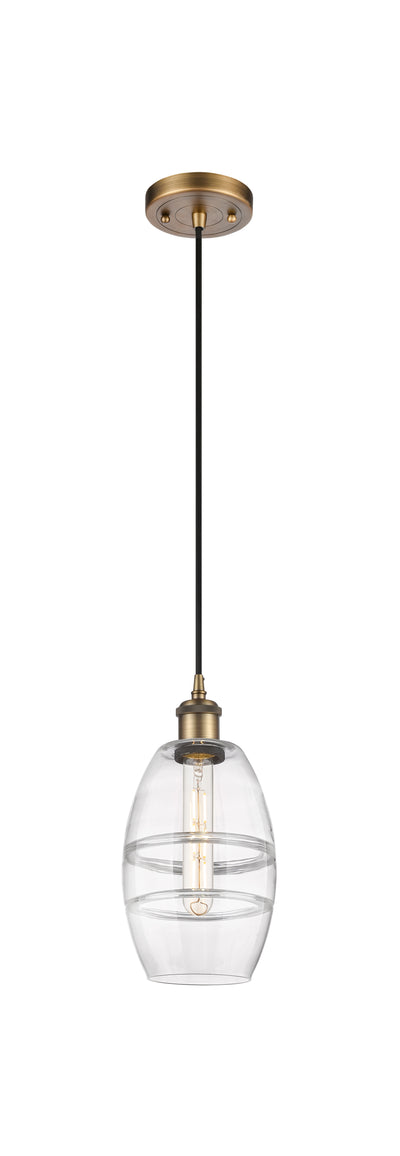 Ballston Mini Pendant Antique Brass Finish