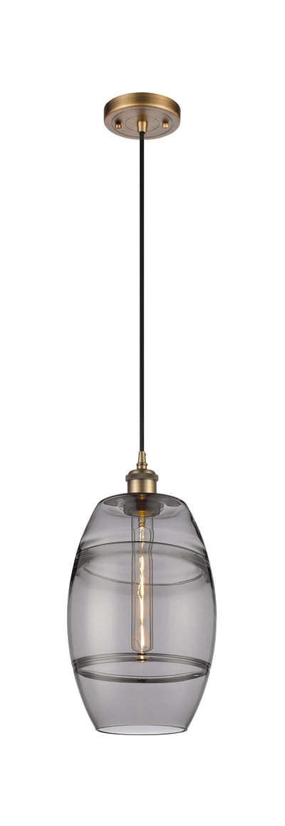 Ballston Mini Pendant Antique Brass Finish