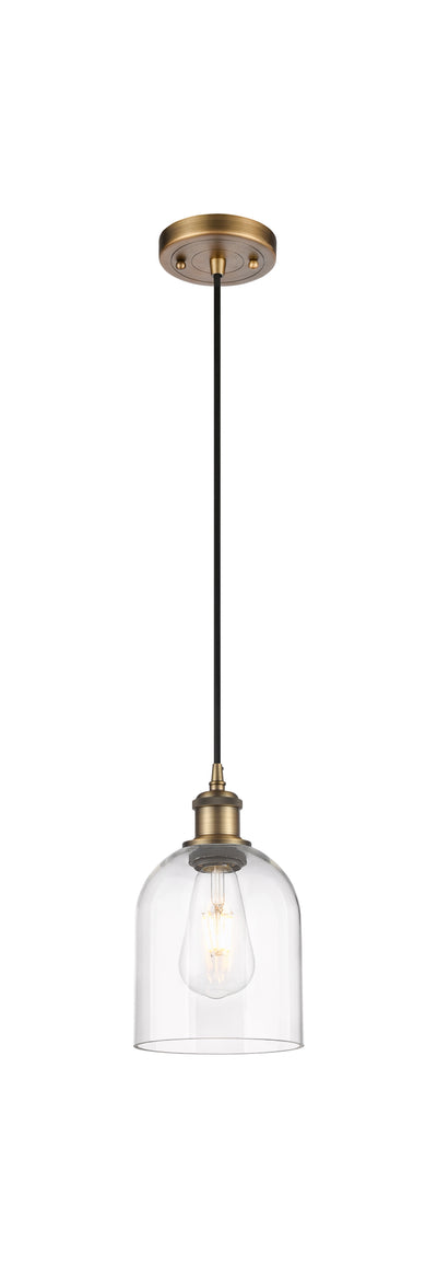 Ballston Mini Pendant Antique Brass Finish