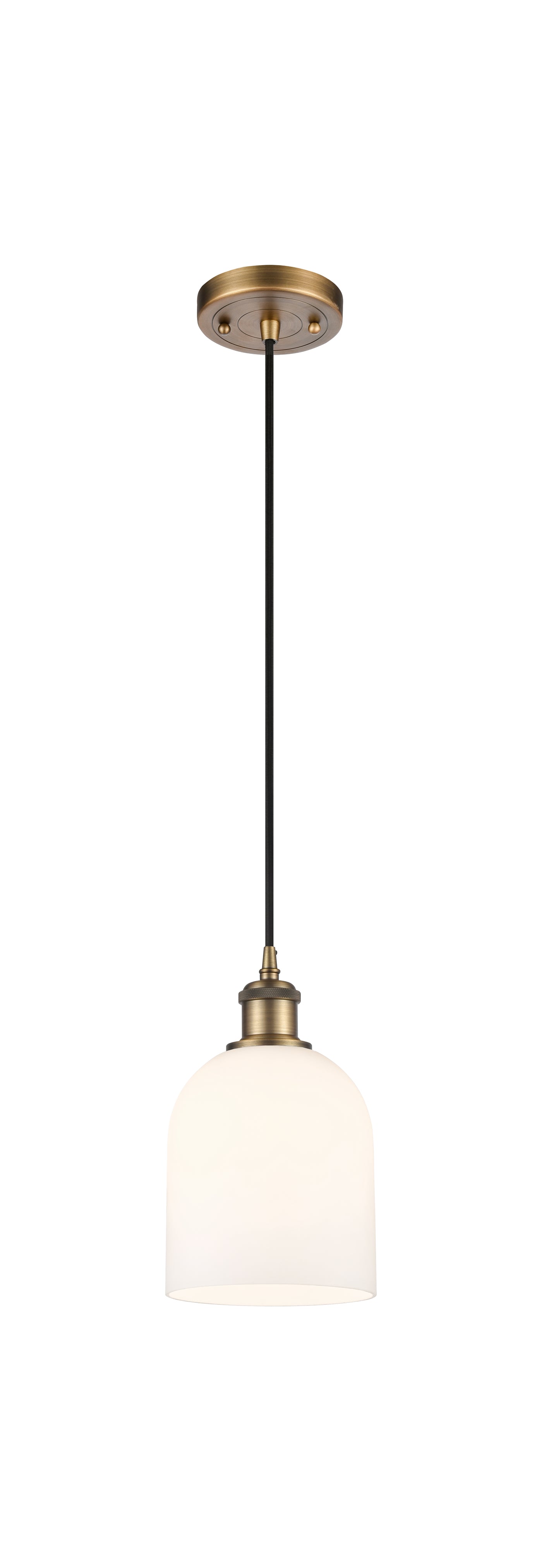 Ballston Mini Pendant Antique Brass Finish