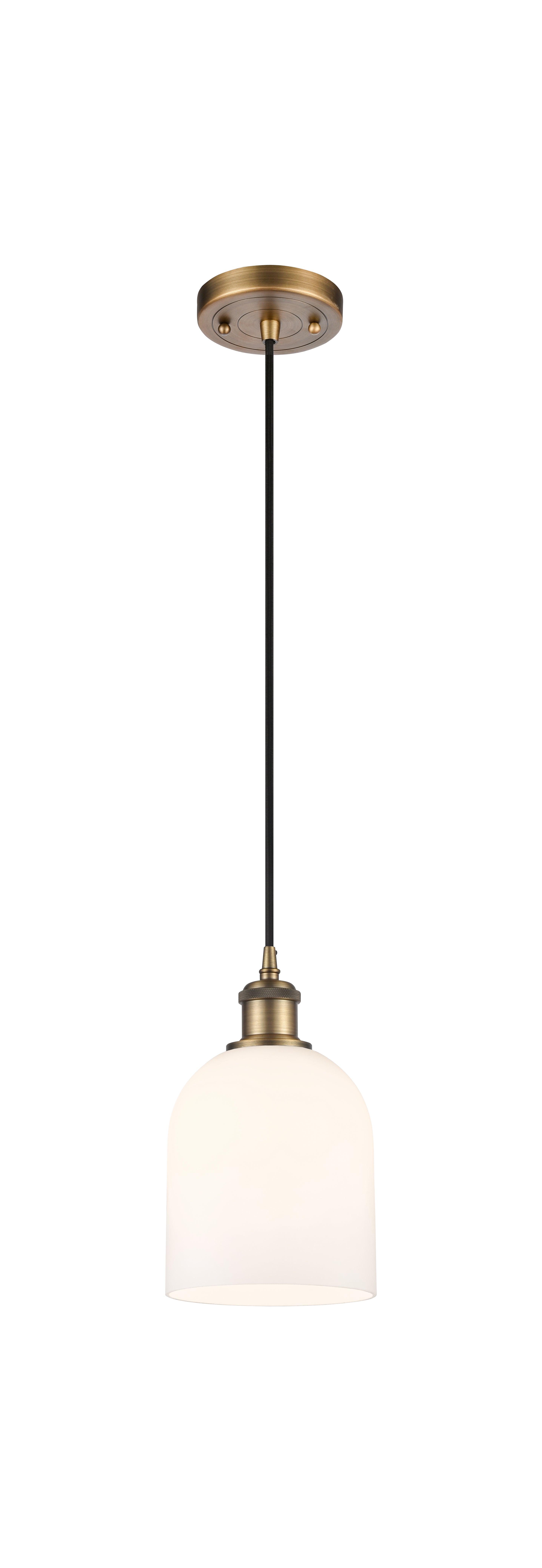 Ballston Mini Pendant Antique Brass Finish
