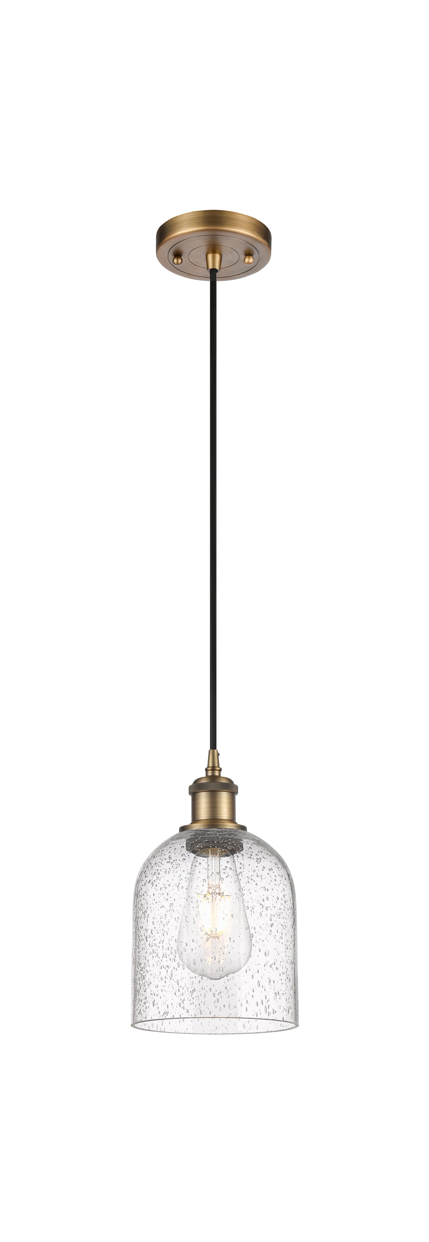 Ballston Mini Pendant Antique Brass Finish