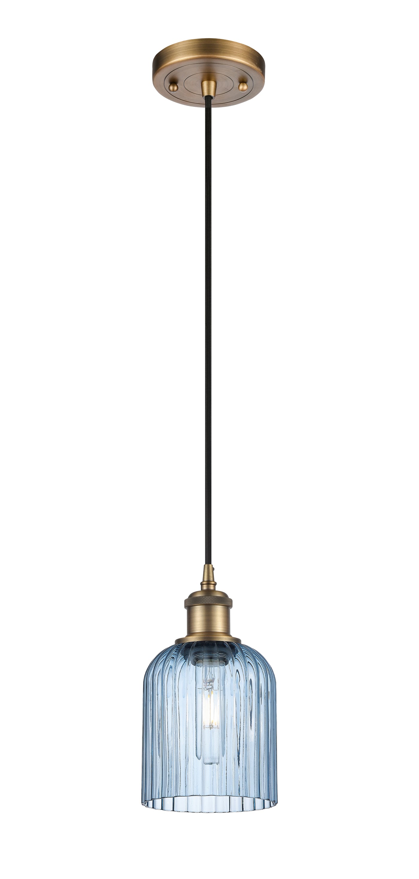 Ballston Mini Pendant Antique Brass Finish