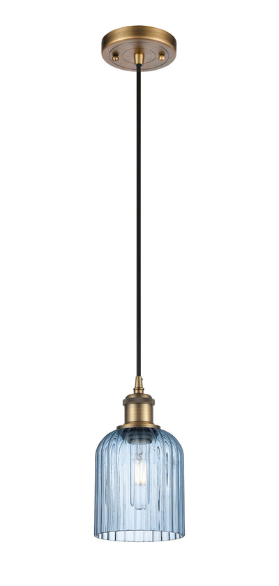 Ballston Mini Pendant Antique Brass Finish