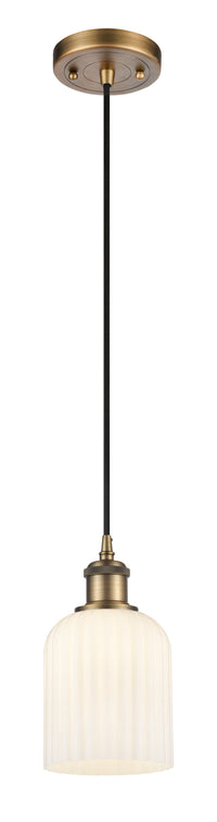 Ballston Mini Pendant Antique Brass Finish