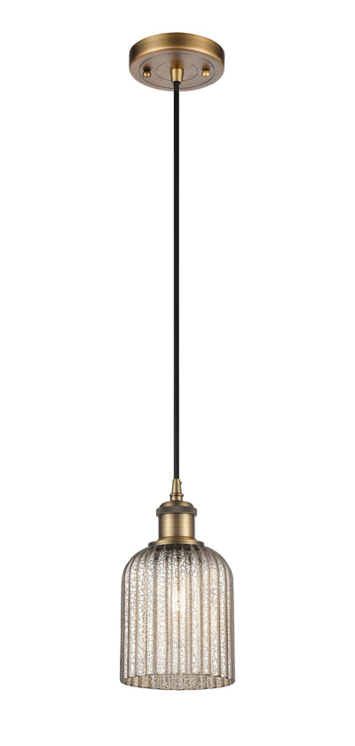 Ballston Mini Pendant Antique Brass Finish