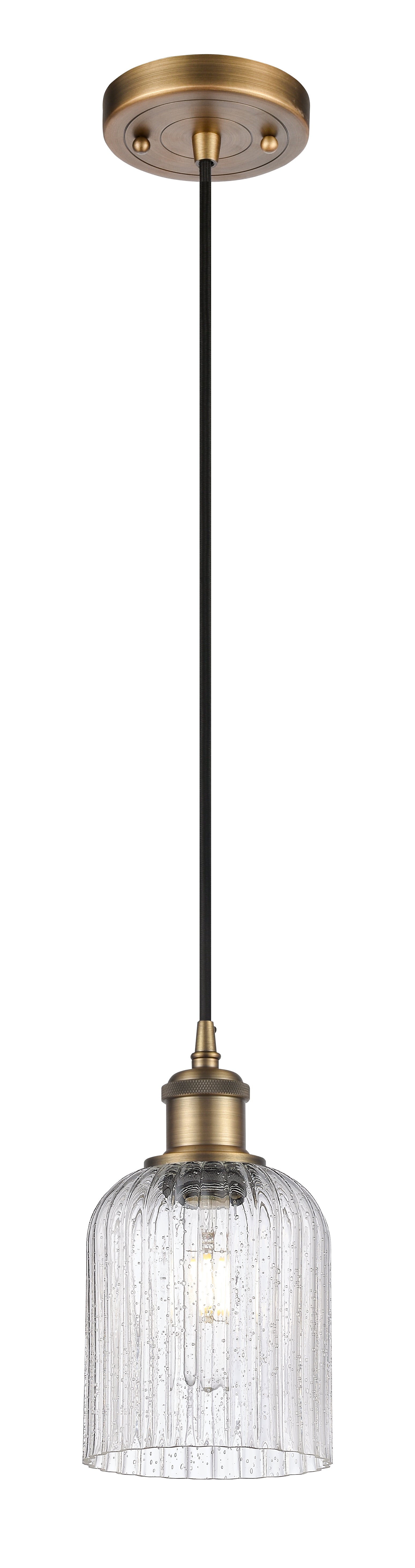 Ballston Mini Pendant Antique Brass Finish