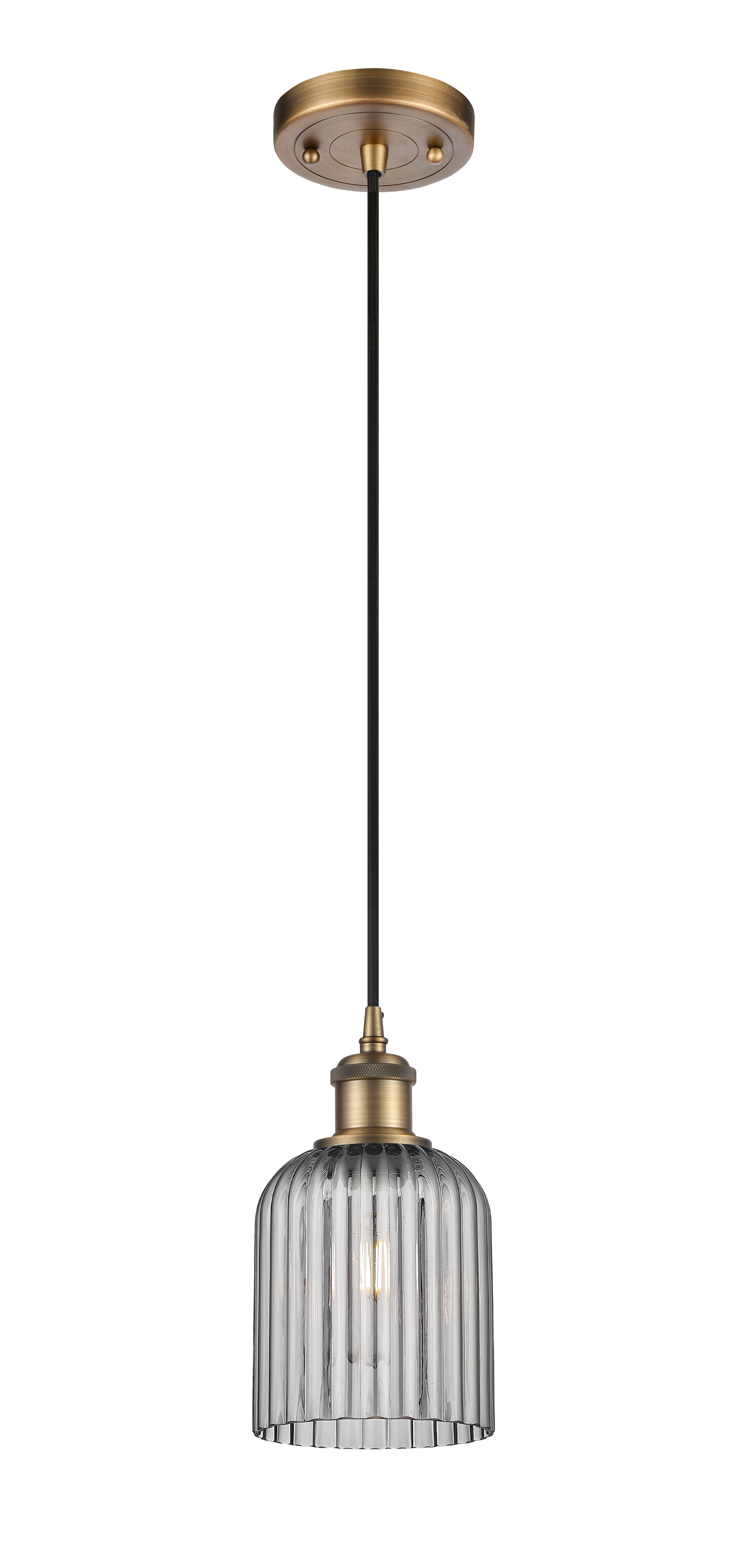 Ballston Mini Pendant Antique Brass Finish