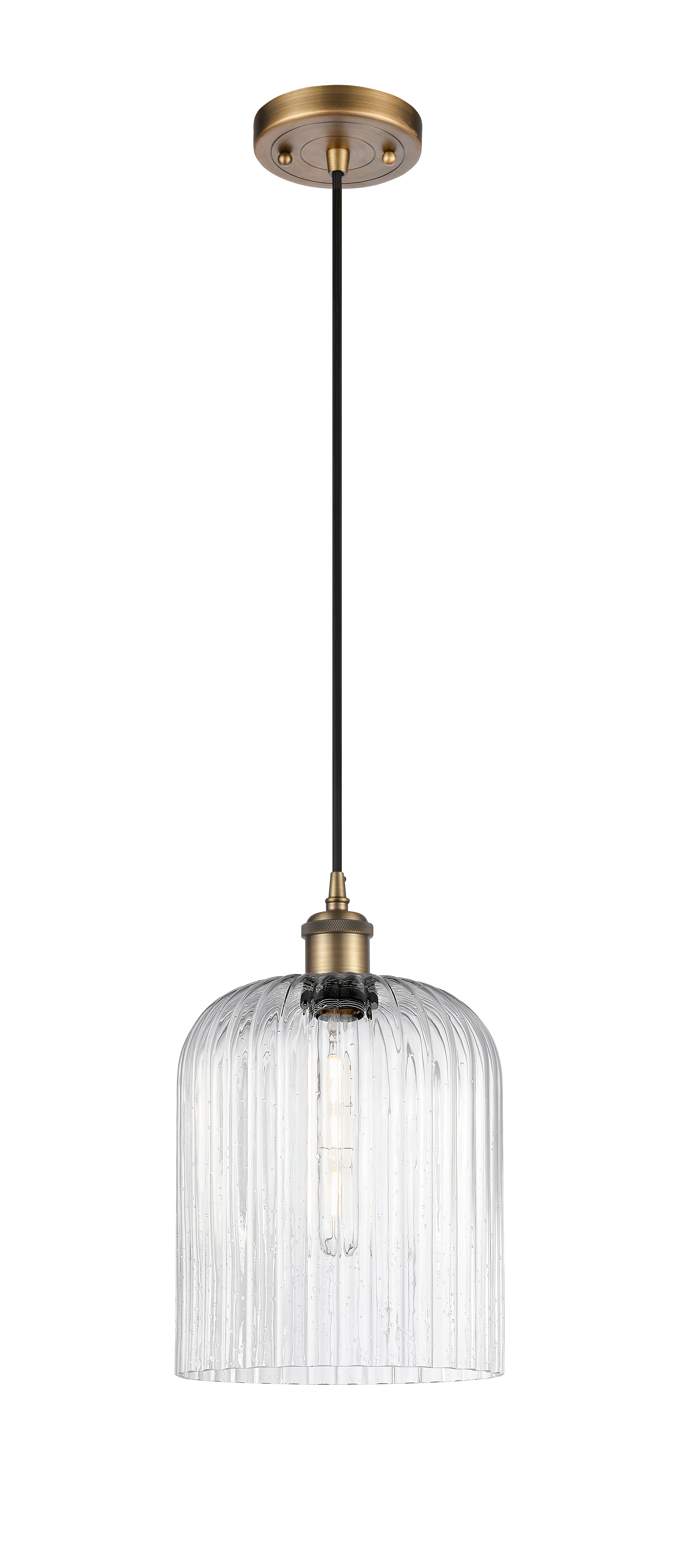 Ballston Mini Pendant Antique Brass 5 Inch