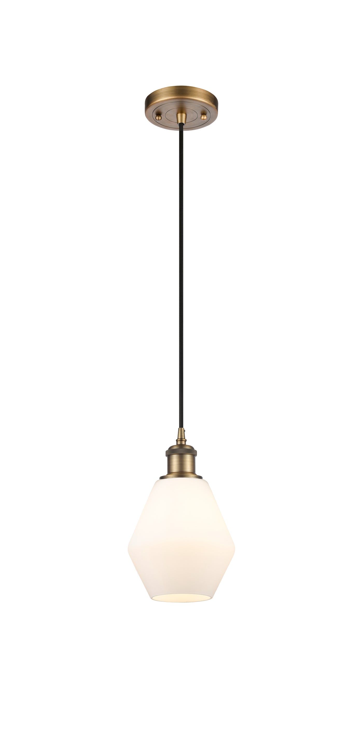 Ballston Mini Pendant Antique Brass Finish