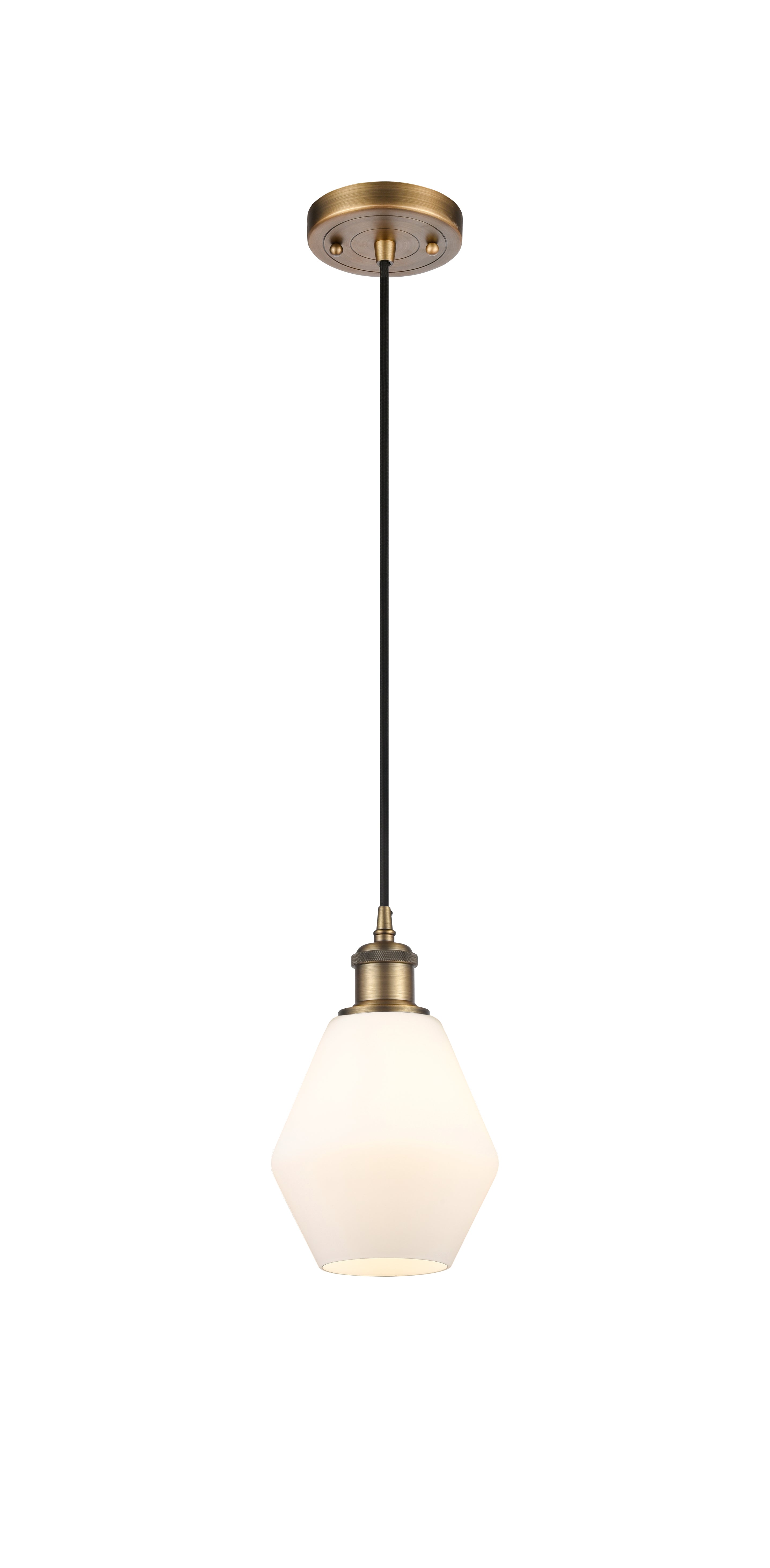 Ballston Mini Pendant Antique Brass Finish