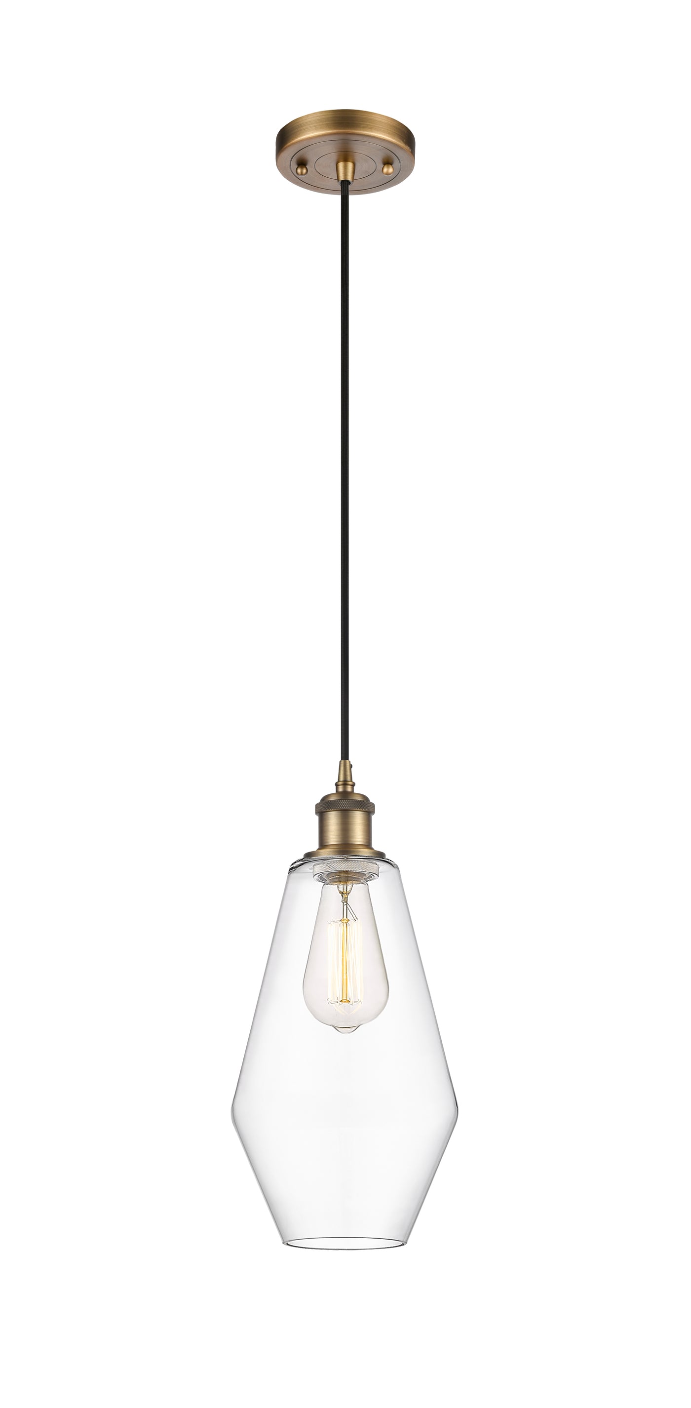 Ballston Mini Pendant Antique Brass Finish