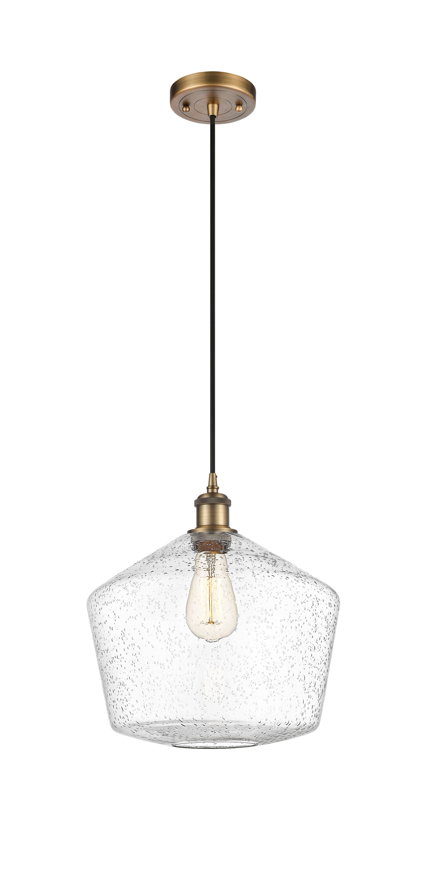 Ballston Mini Pendant Antique Brass 12 Inch