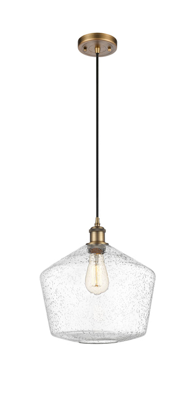 Ballston Mini Pendant Antique Brass 12 Inch