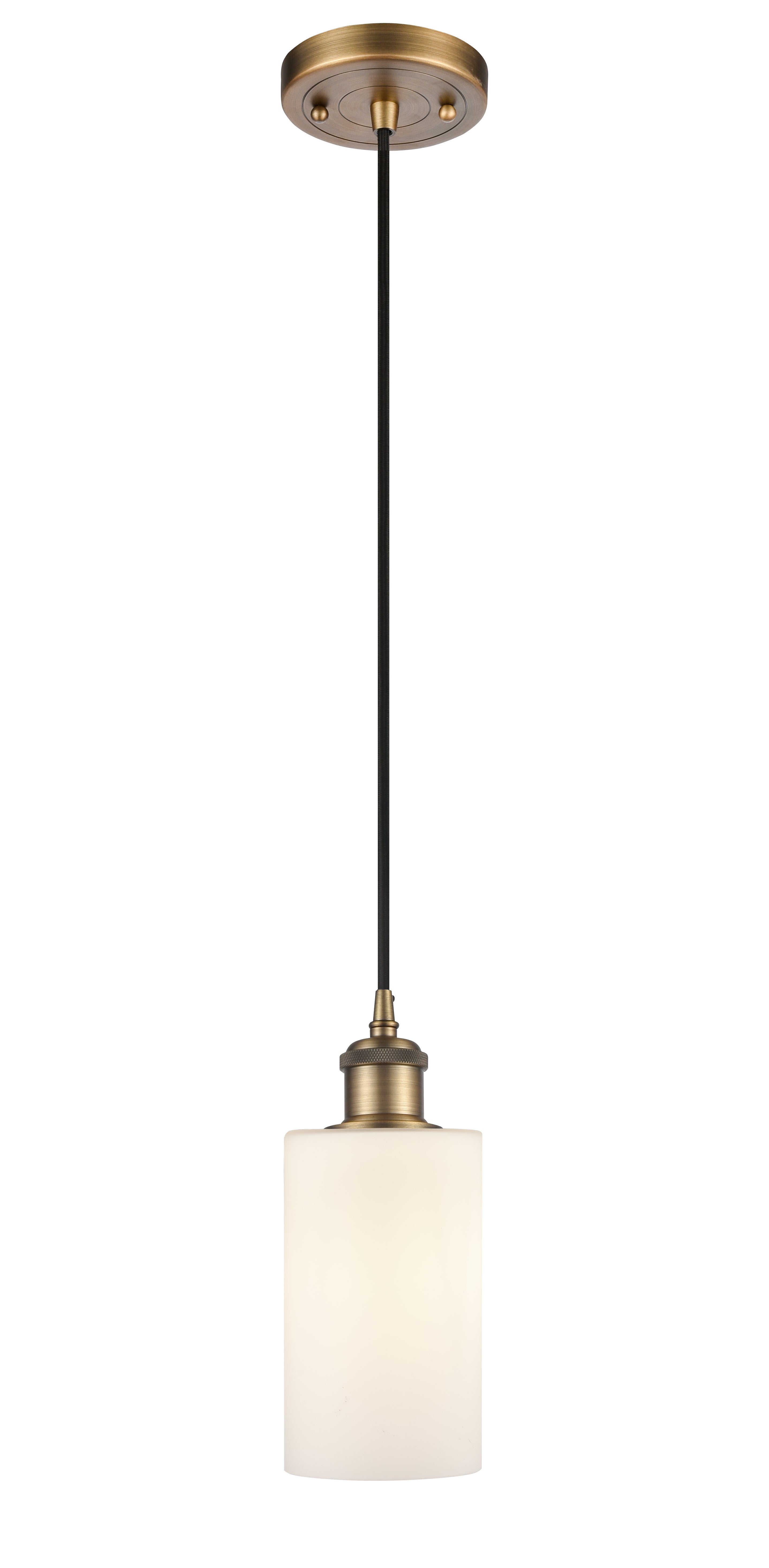 Ballston Mini Pendant Antique Brass Finish
