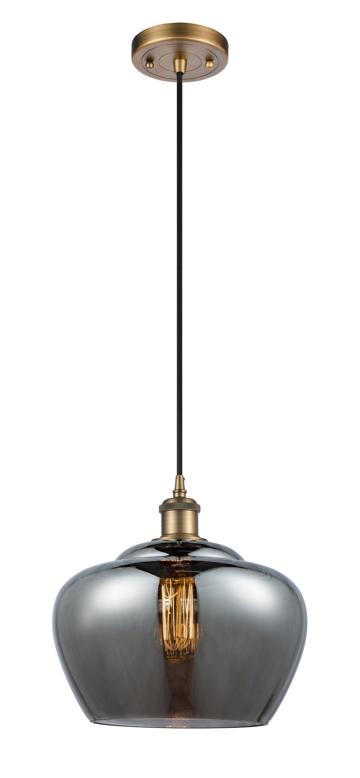 Ballston Mini Pendant Antique Brass Finish