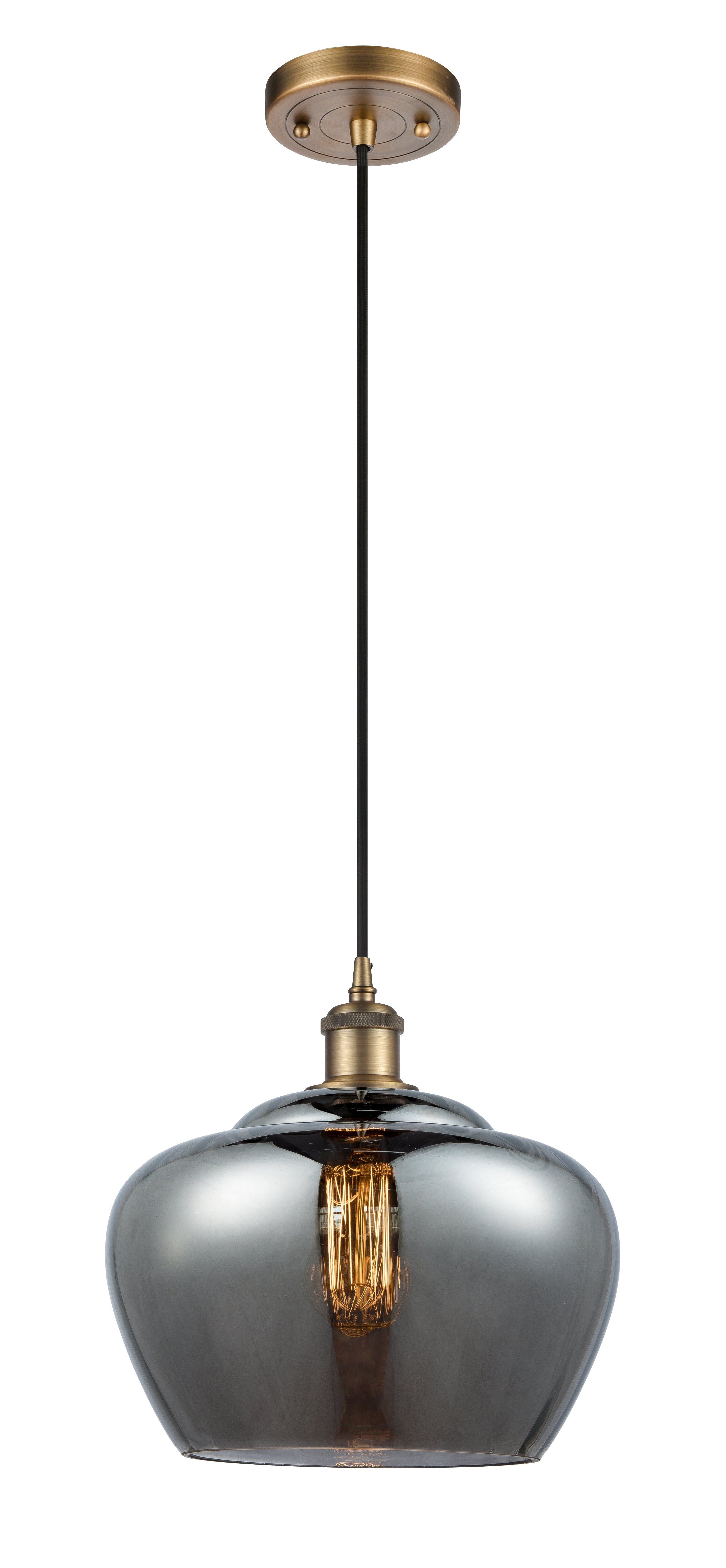 Ballston Mini Pendant Antique Brass Steel