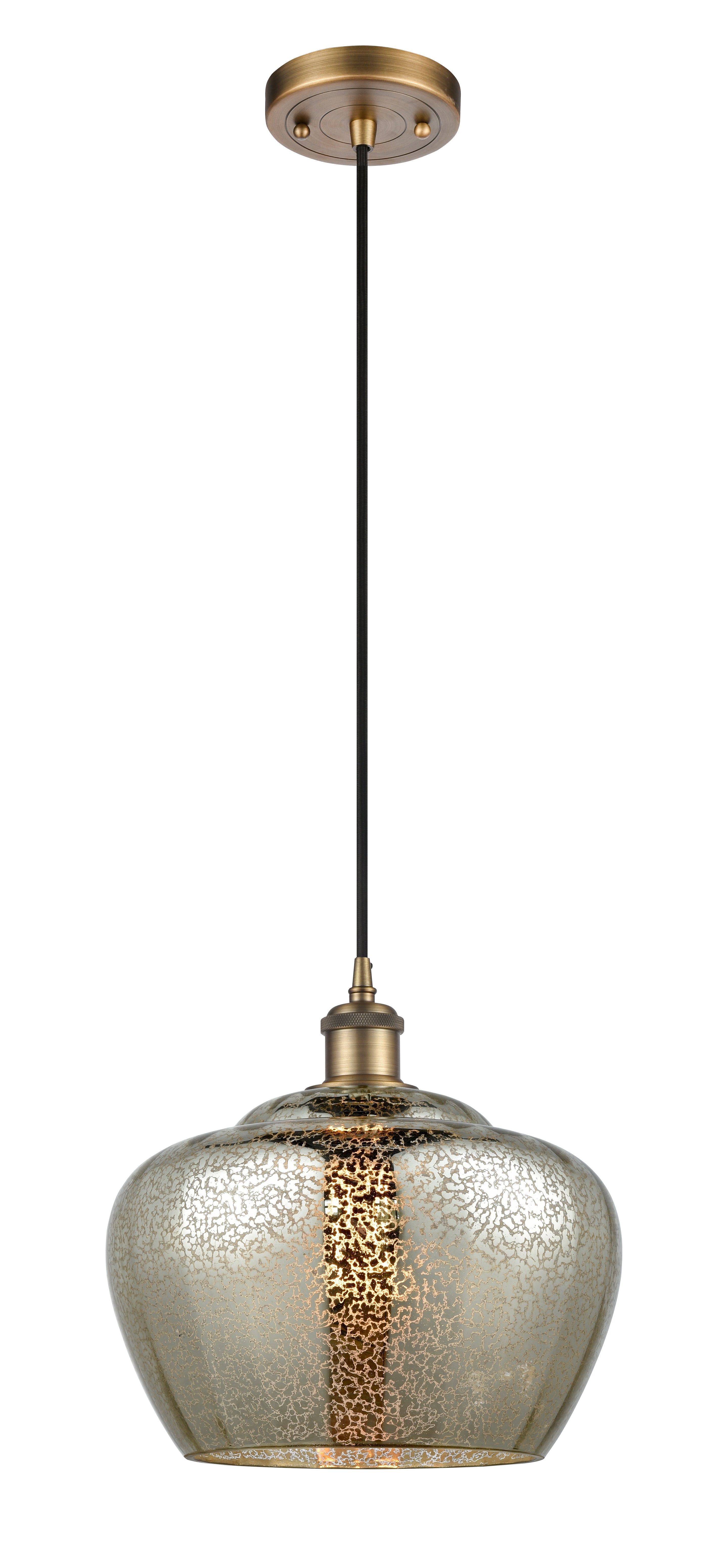 Ballston Mini Pendant Antique Brass Finish