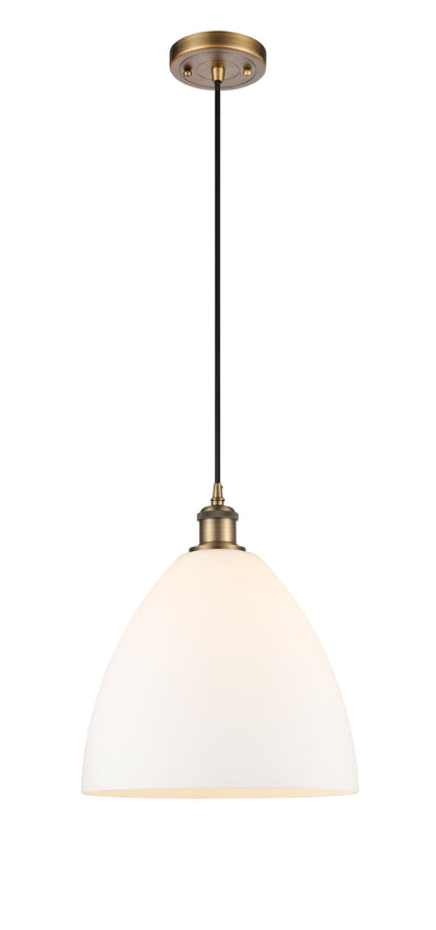 Ballston Mini Pendant Antique Brass Finish