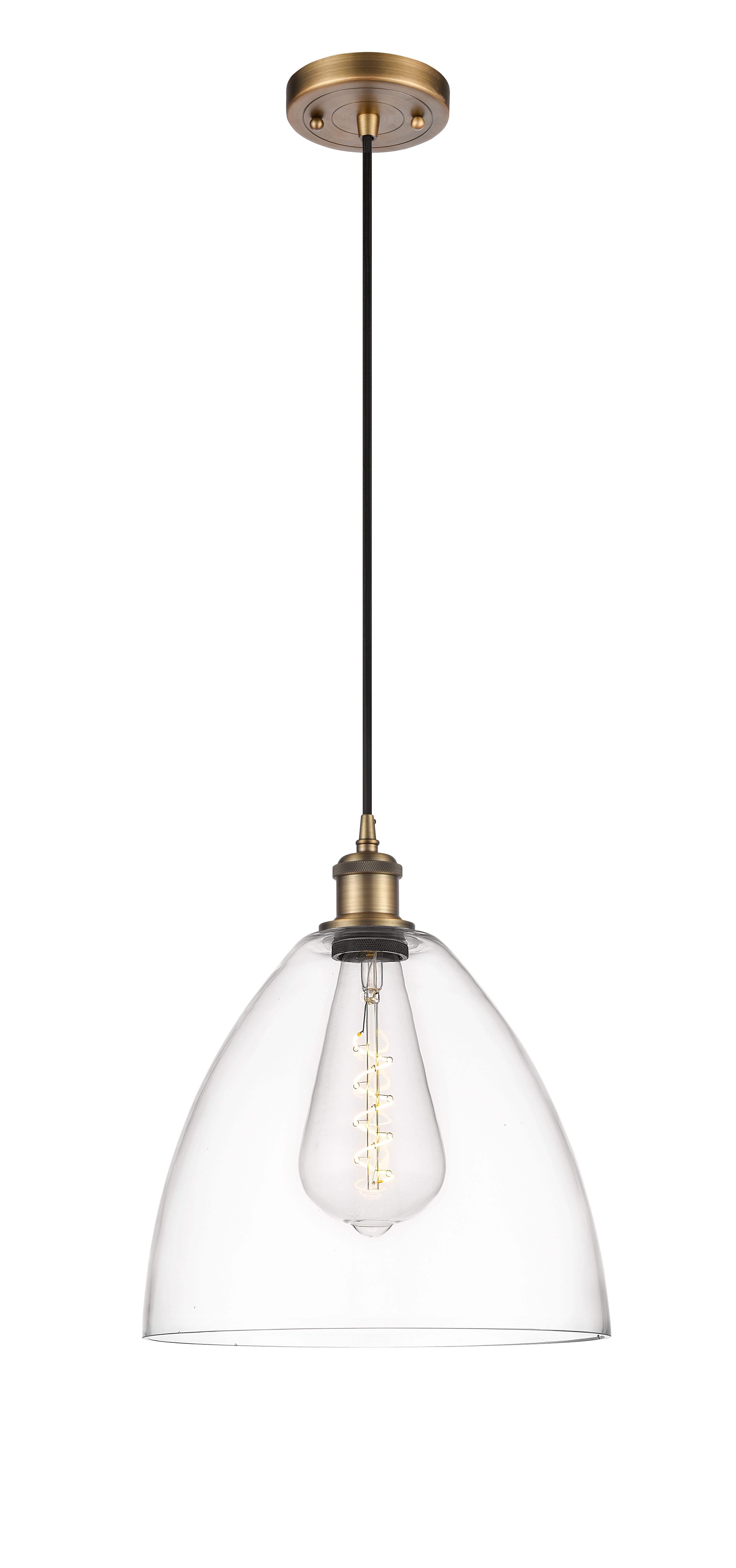 Ballston Mini Pendant Antique Brass