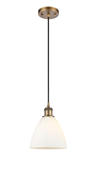 Ballston Mini Pendant Antique Brass Finish