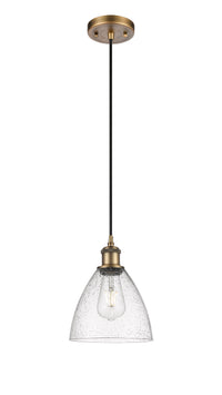Ballston Mini Pendant Antique Brass Finish