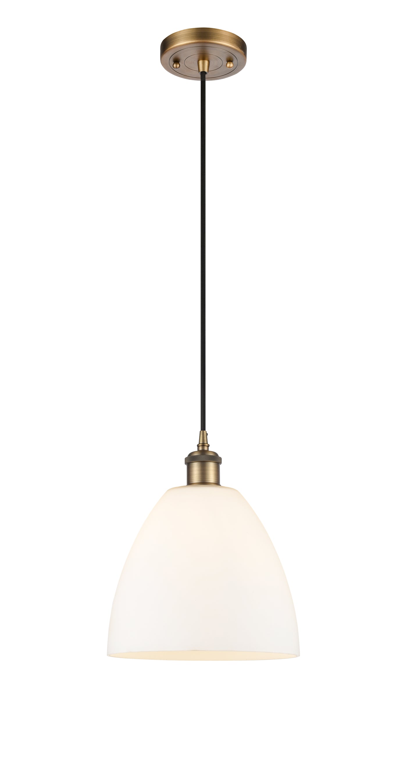Ballston Mini Pendant Antique Brass Finish