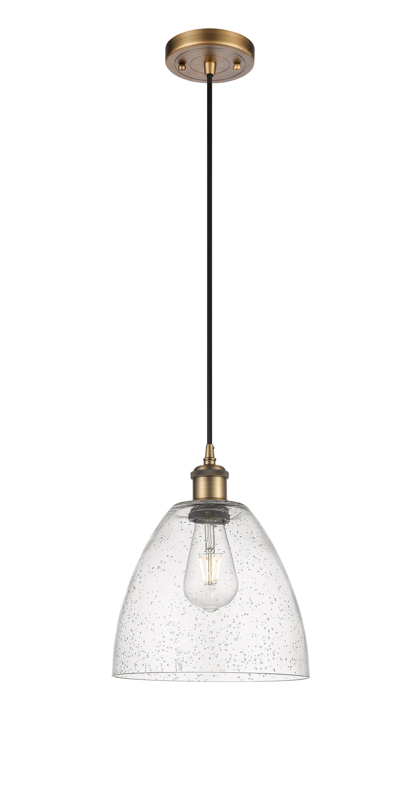 Ballston Mini Pendant Antique Brass Finish