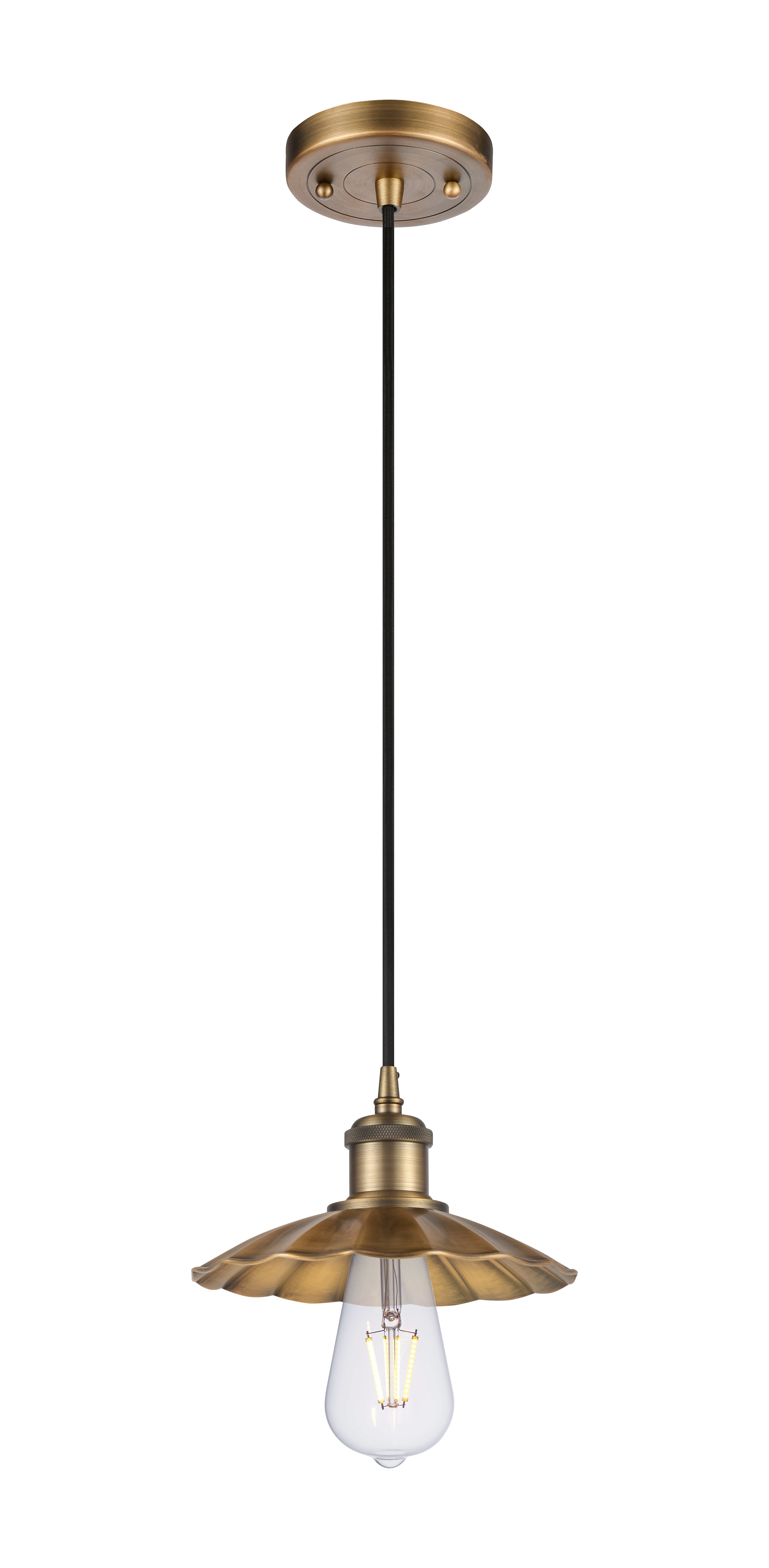 Ballston Mini Pendant Antique Copper Finish