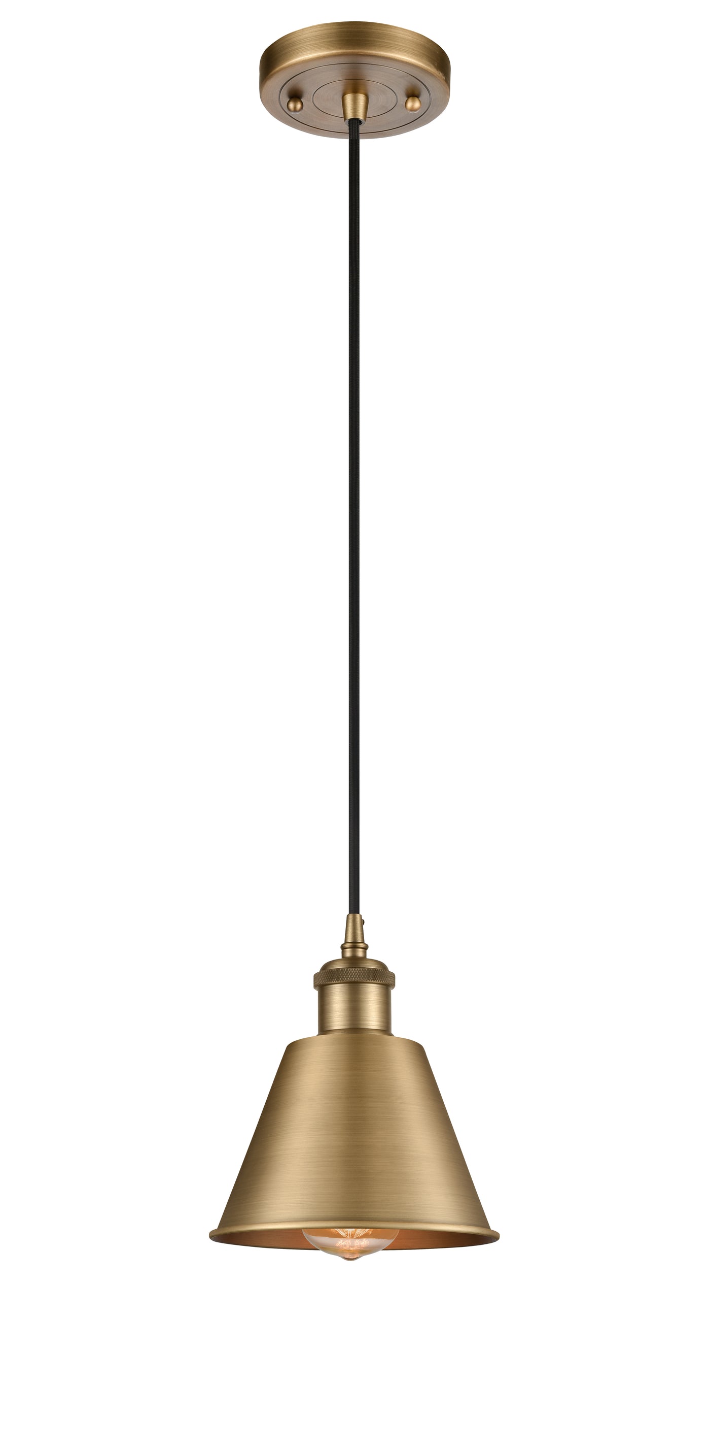 Ballston Mini Pendant Antique Brass Cast