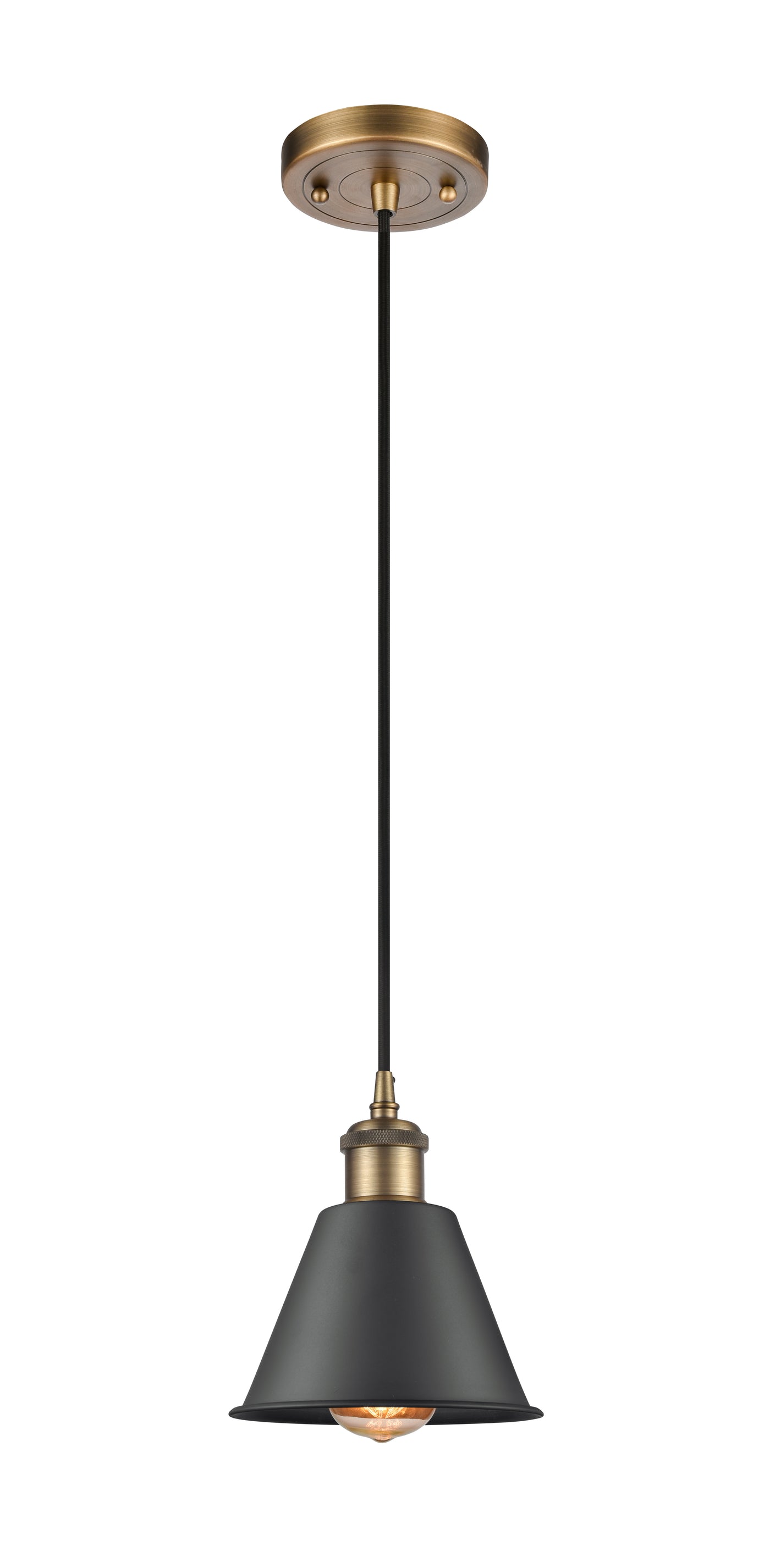Ballston Mini Pendant Antique Brass Cast