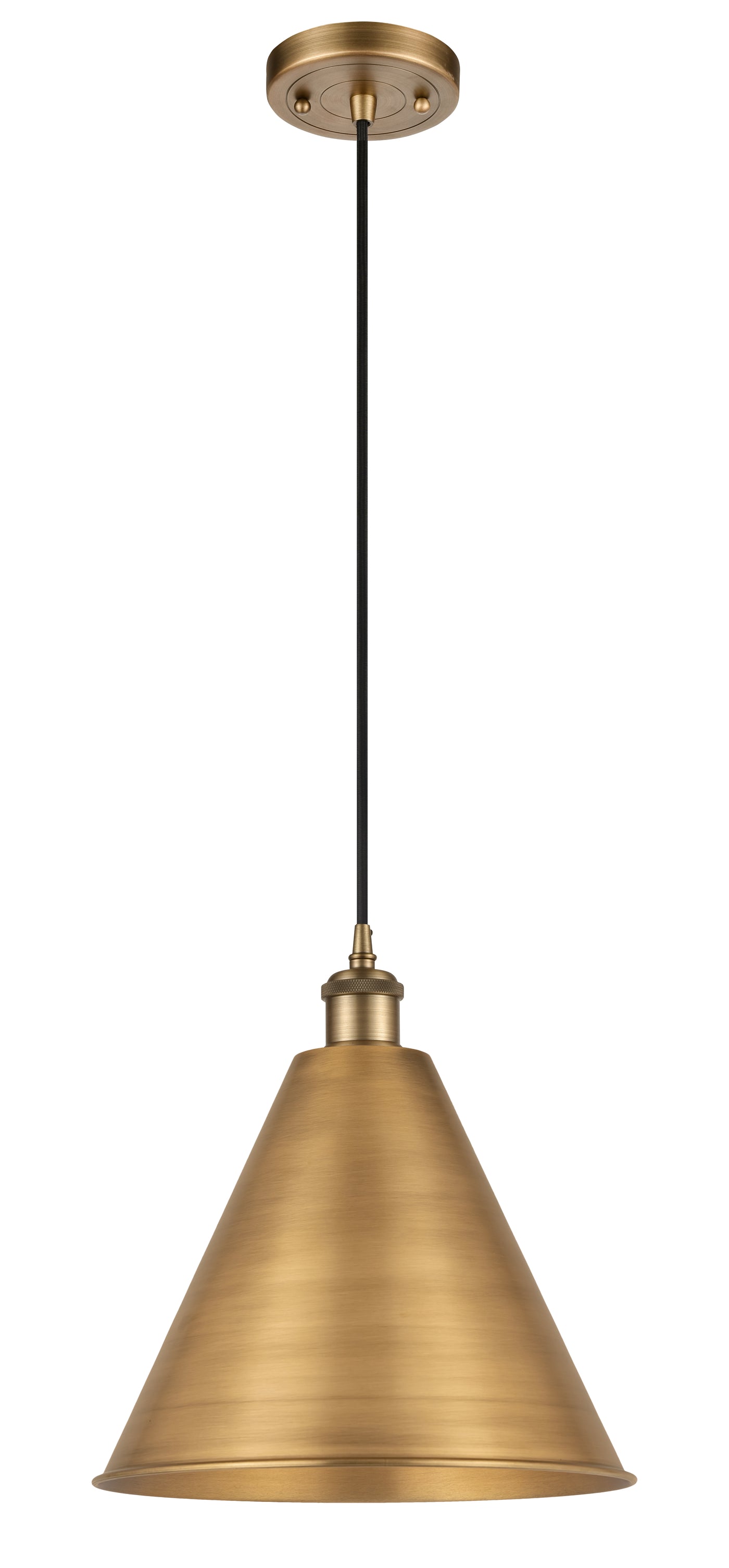 Ballston Mini Pendant Antique Brass 16 Inch