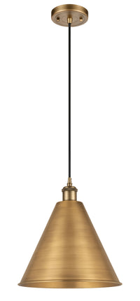 Ballston Mini Pendant Antique Brass 16 Inch