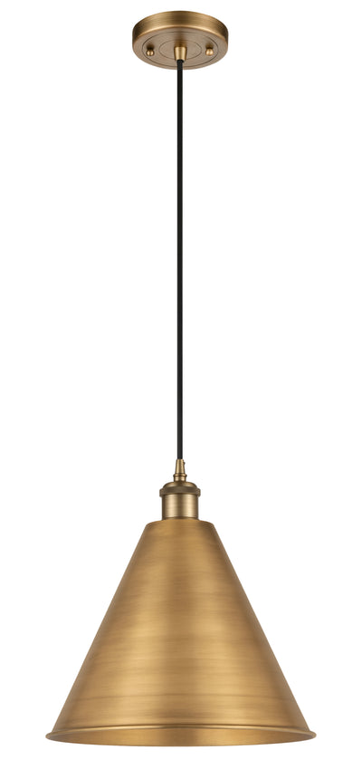 Ballston Mini Pendant Antique Brass 16 Inch