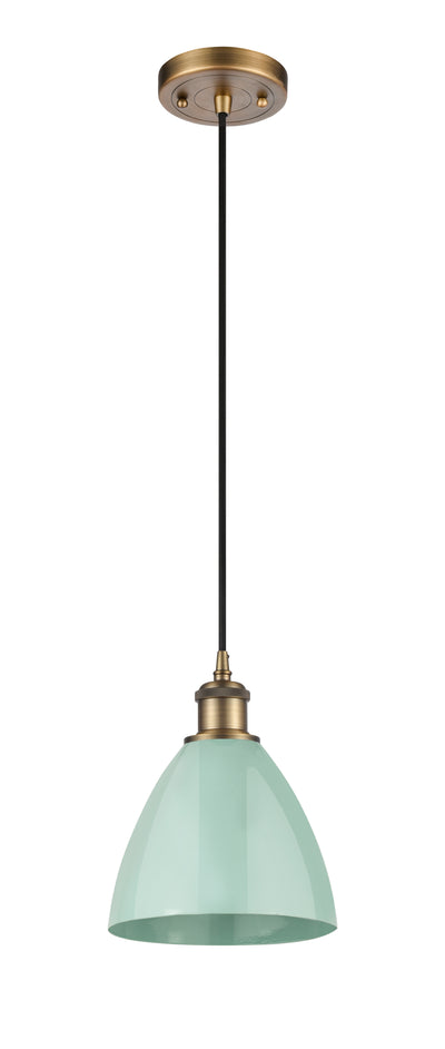 Ballston Mini Pendant Antique Brass Finish