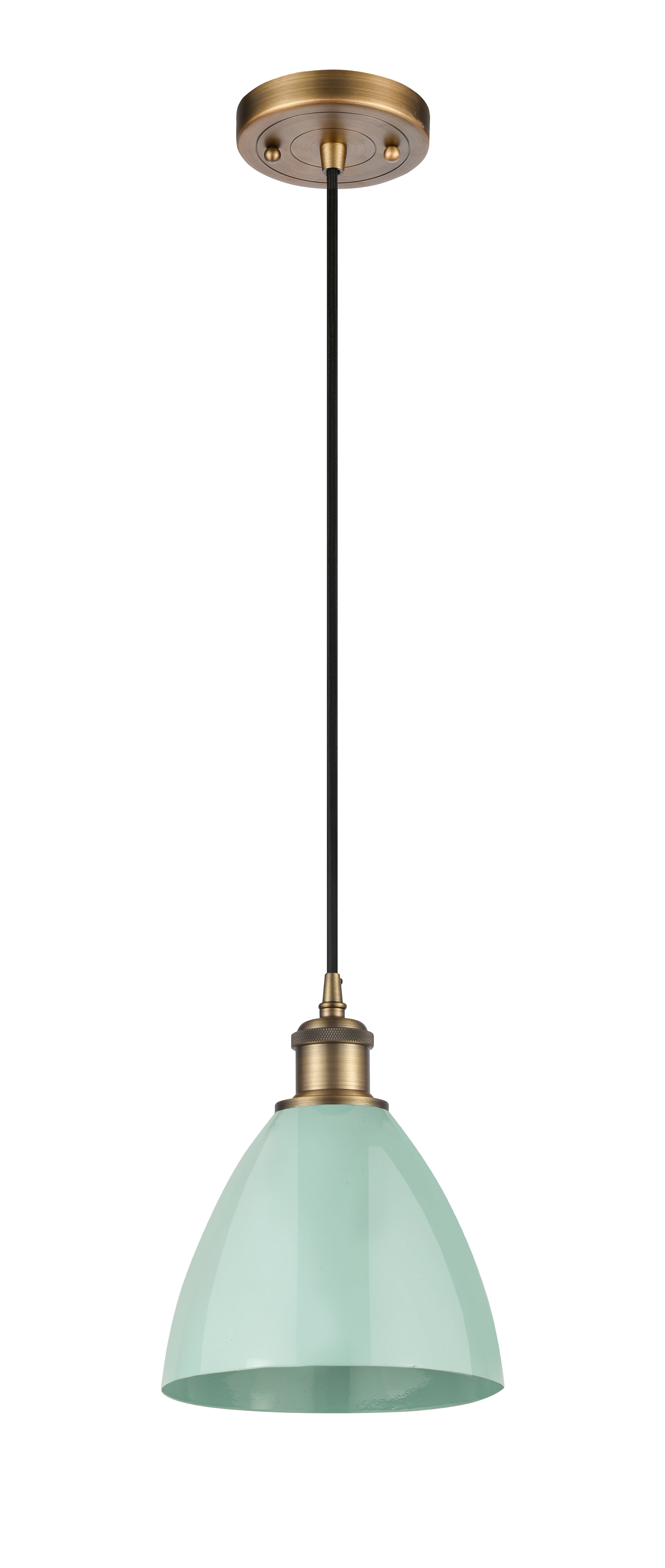 Ballston Mini Pendant Cast Brass Antique