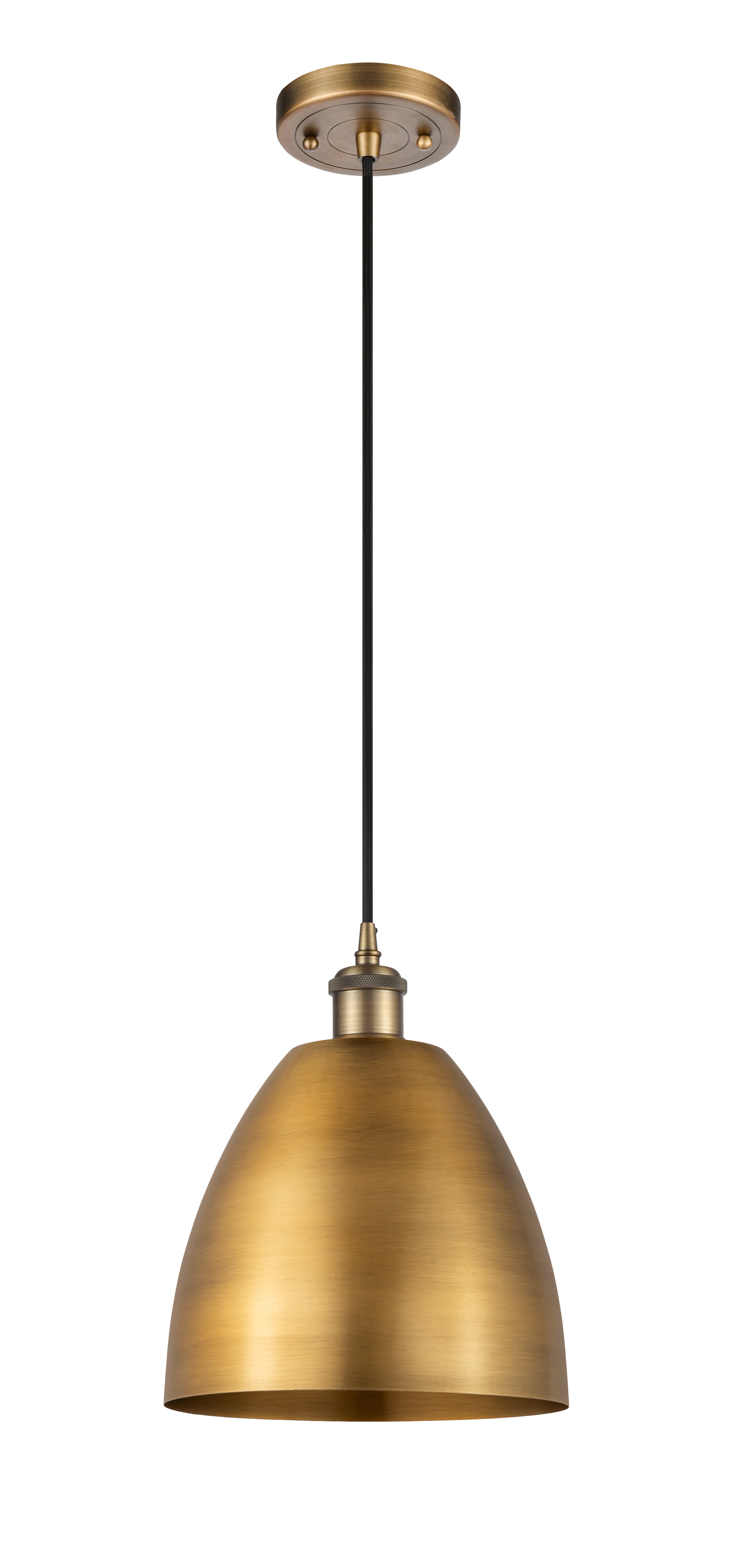 Ballston Mini Pendant Antique Brass Finish