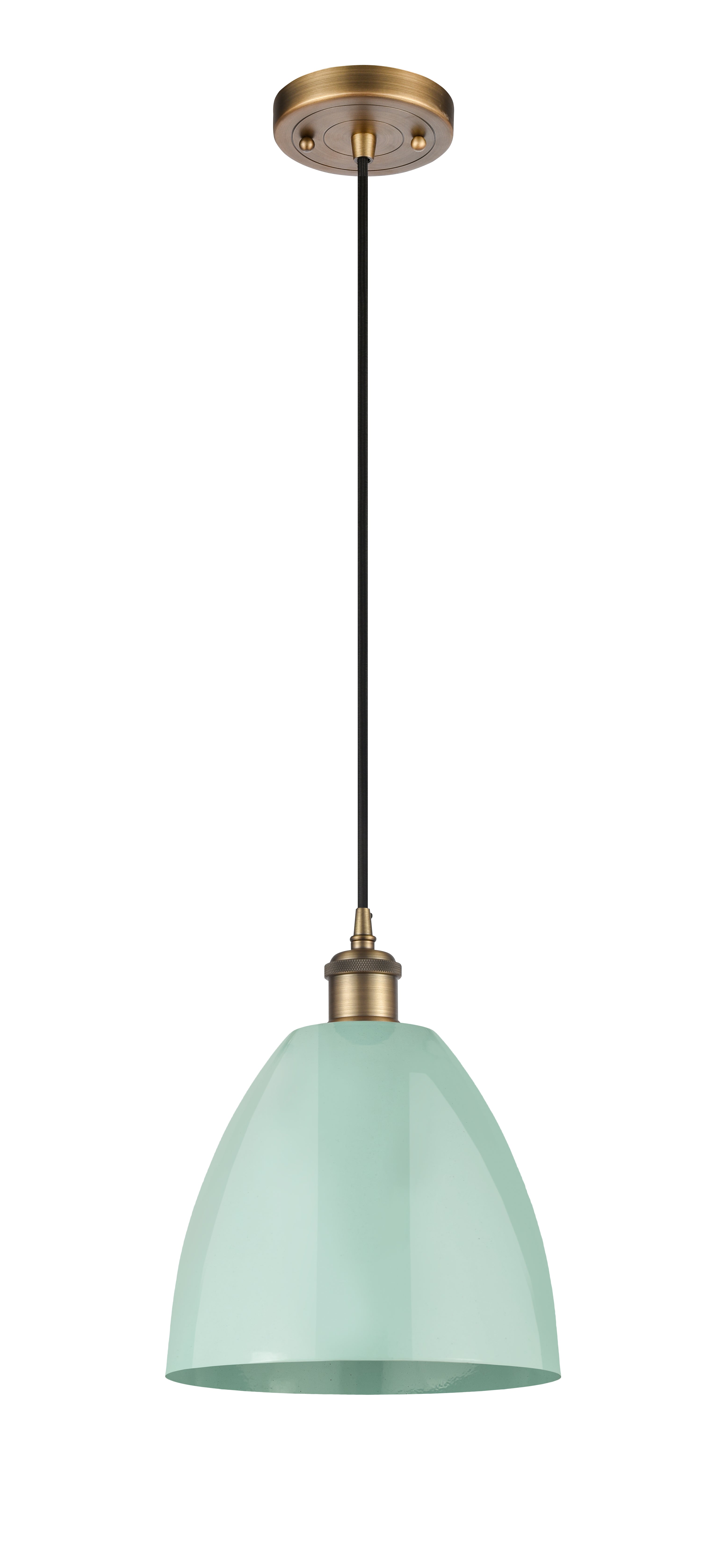 Ballston Mini Pendant Antique Brass Cast