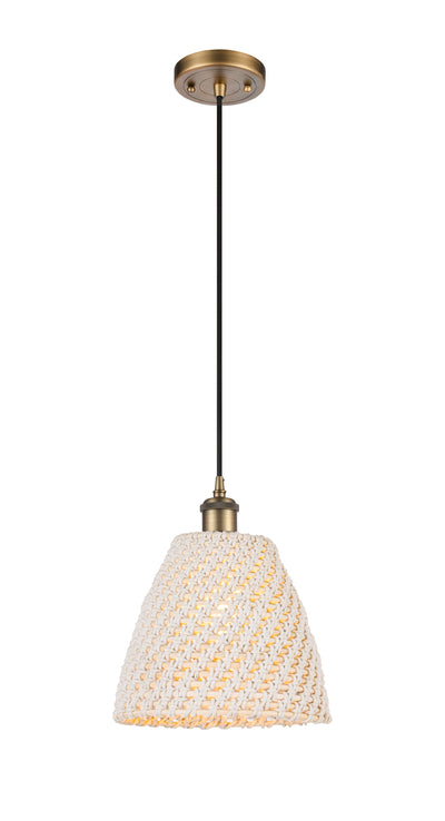 Ballston Mini Pendant Antique Brass Finish
