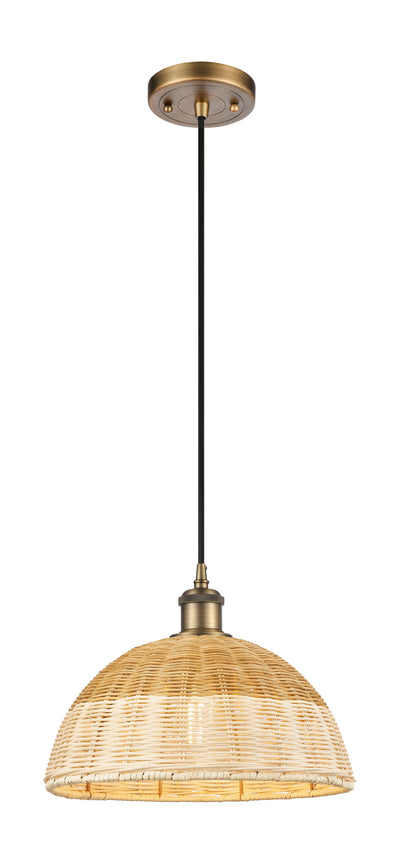 Ballston Mini Pendant Antique Brass Finish
