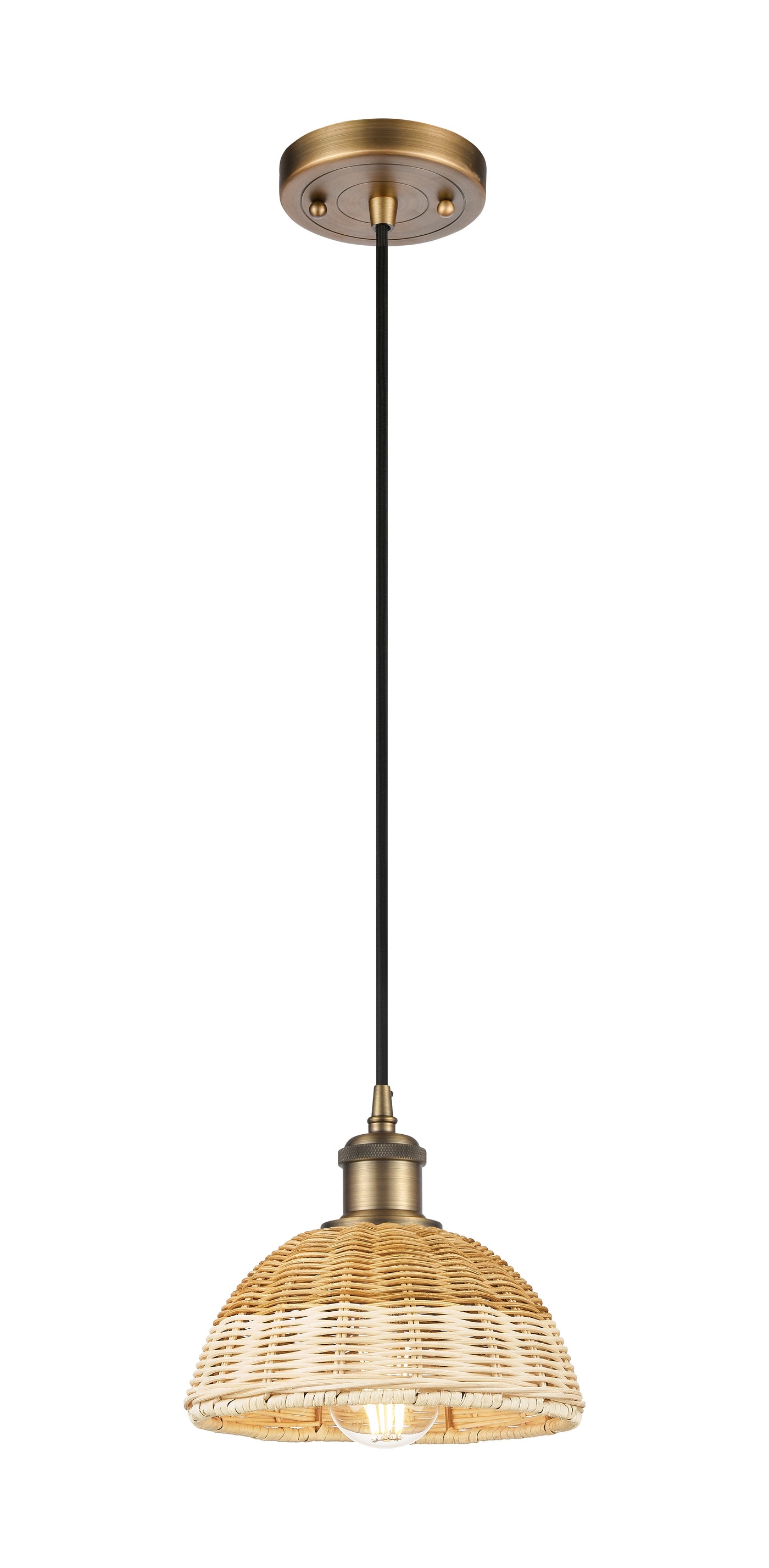 Ballston Mini Pendant Cast Brass 9.5 Height