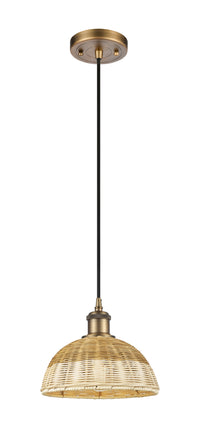 Ballston Mini Pendant Antique Brass Finish