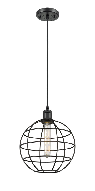 Ballston Mini Pendant Antique Brass 10 Inch