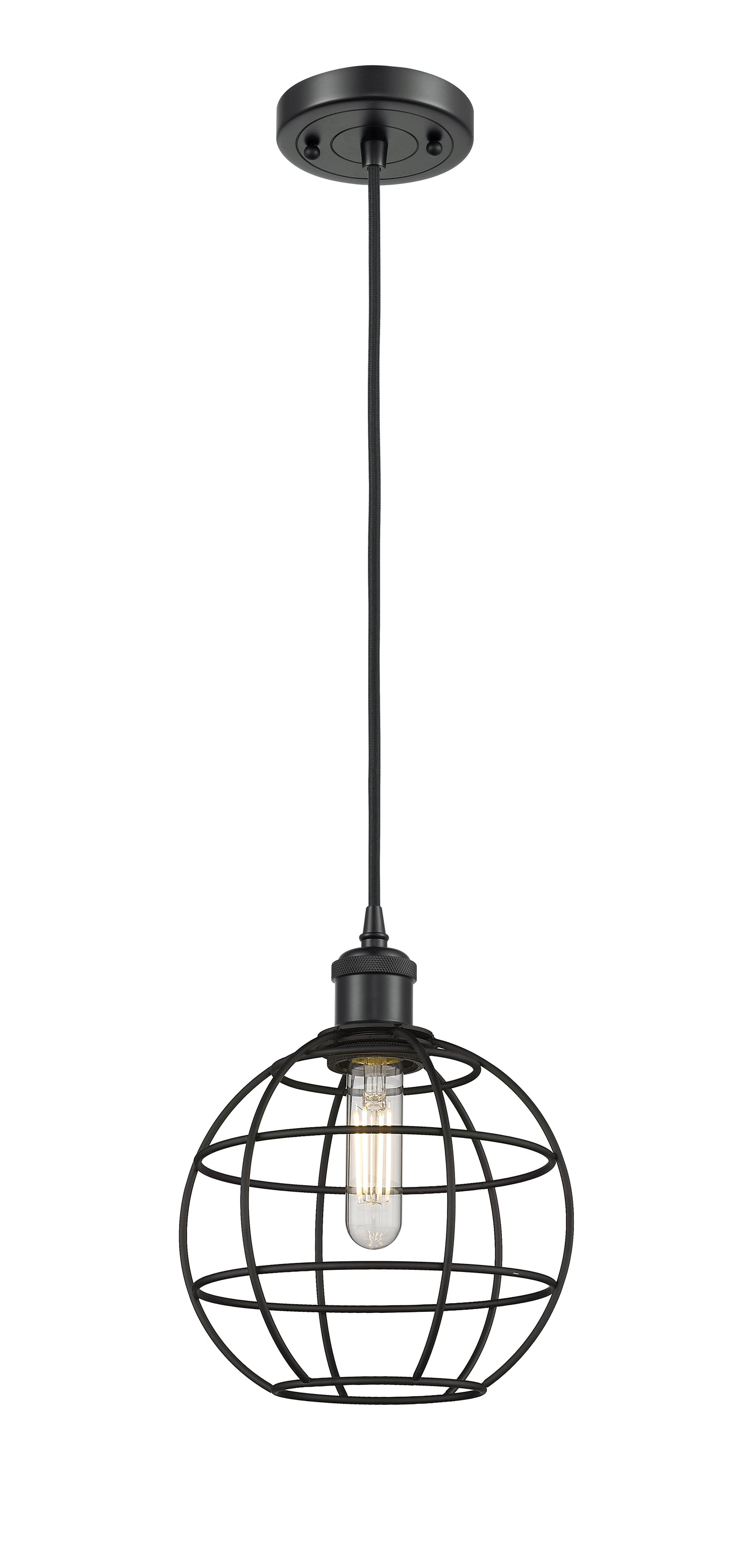 Ballston Mini Pendant Antique Brass Dimmable