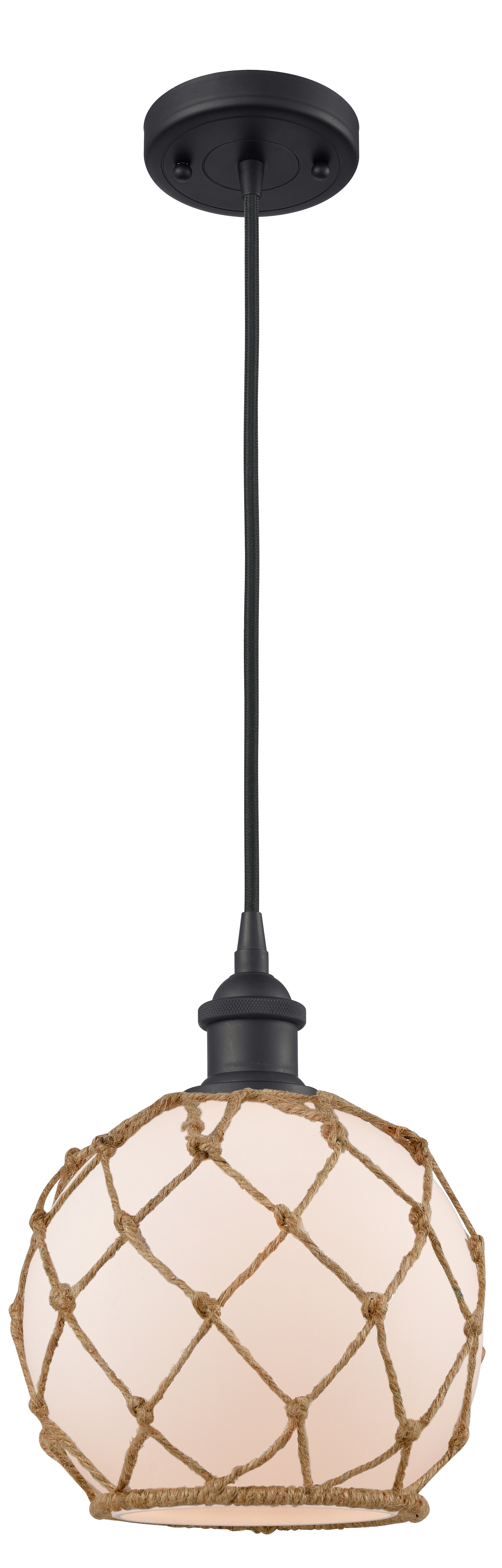 Ballston Mini Pendant Cast Brass 8 Inch