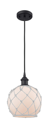 Ballston Mini Pendant Antique Brass 8 Inch