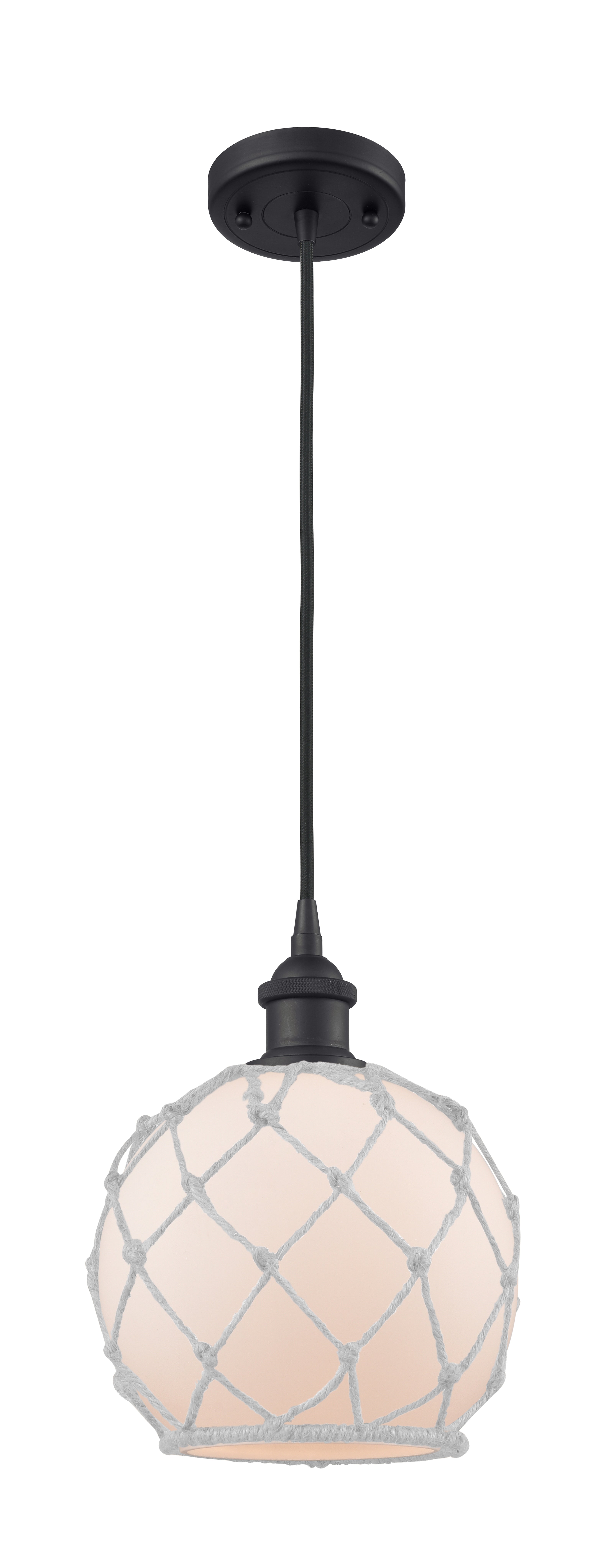 Ballston Mini Pendant Antique Brass 8 Inch