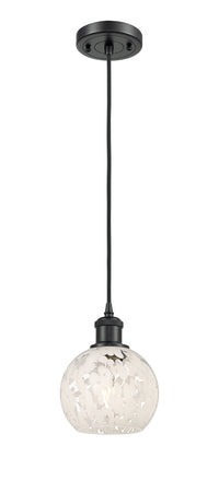 Ballston Mini Pendant Antique Brass 8 Inch